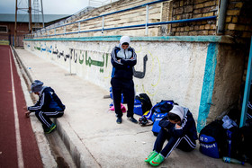 ناراحتی بازیکنان در پایان مسابقه بعد از شکست مقابل تیم ایلام.